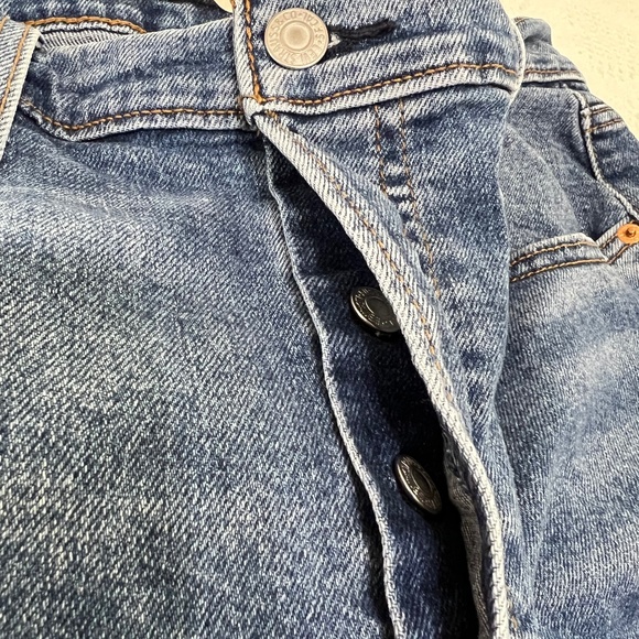 Levi's Ribcage Straight Leg Ankle Jeans Medium Wash Size 16W - Picture 5 of 11